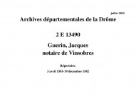 3 avril 1581-19 décembre 1582