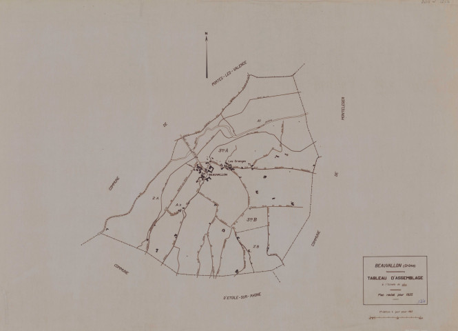 Tableau d'assemblage. 1967.