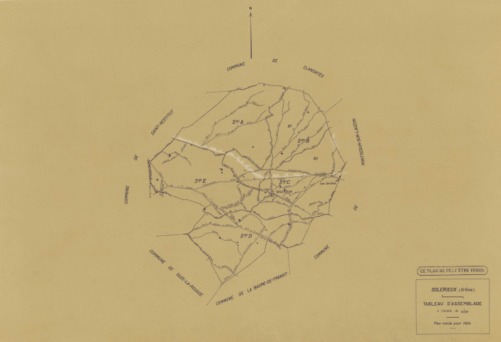 Tableau d'assemblage. 1934.