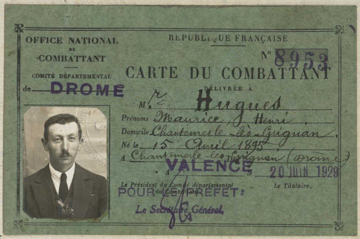 Hugues, Maurice Henri