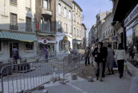 Valence.- Les premières rues piétonnes.