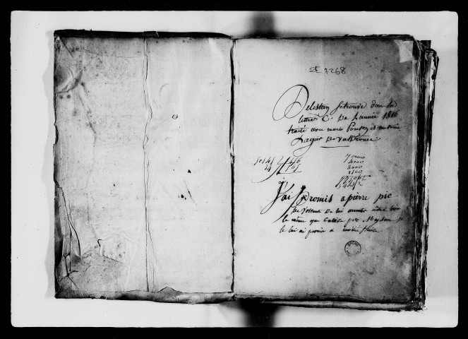 Table (1er vendémiaire an VI-31 décembre 1822).