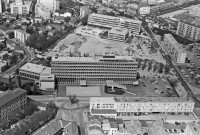 Vue aérienne du quartier de la préfecture.