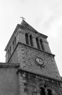 Bouvières. - Le clocher de l'église Saint-Antoine.