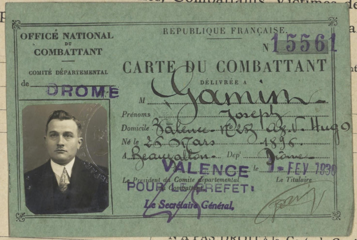 Gamin, Joseph Jean Louis Gabriel