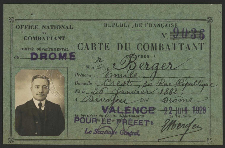 Berger, Émile