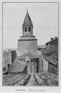 Donzère.- Le clocher de l'église Saint-Philibert.