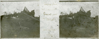 Environs d'Arras. - Tranchées bombardées.