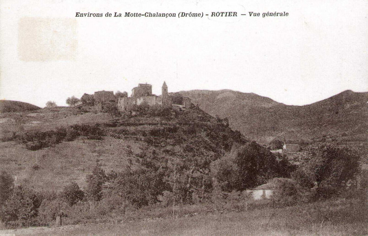 Vue générale du village.