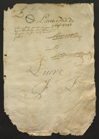 20 janvier 1691-19 mars 1696