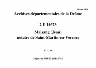 28 janvier 1740-25 juillet 1742