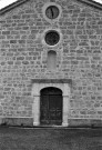 Bouvante.- La façade occidentale de l'église Saint-Pierre de Bouvante-le-Haut.