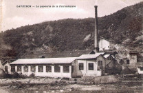 La papeterie de la Ferrandinière en activité de 1874 à 2005 et démolie en 2010.