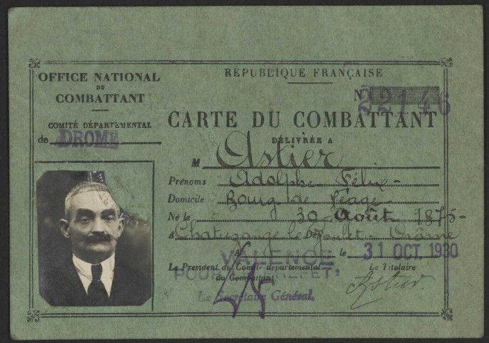 Astier, Adolphe Félix