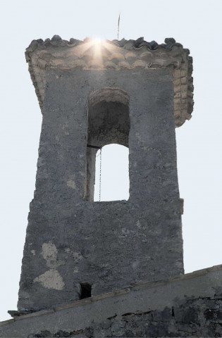 Rochebrune.- Le clocher de l'église.