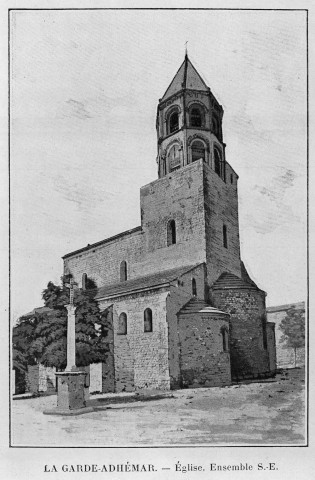 Garde-Adhémar (La).- L'église Saint-Michel était celle d'un prieuré de Bénédictins.