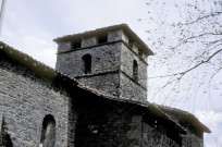 Bathernay.- Le clocher de l'église.