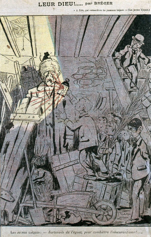 Caricatures.- Extrait du Journal "Le Pèlerin".