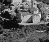 Vue aérienne de l'église Saint-Bonnet.