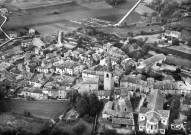 Vue aérienne du village.