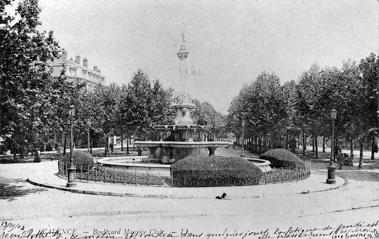 Valence.- La Fontaine Monumentale (1887).