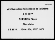 30 décembre 1649-12 janvier 1651