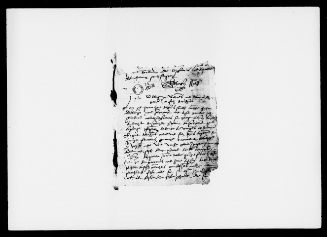 Notes brèves (15 décembre 1559-6 janvier 1561).