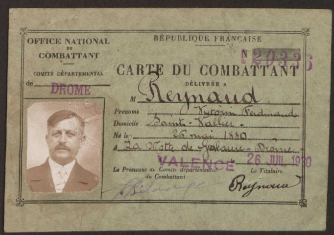 Reynaud, Victorin Ferdinand Jean