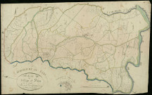 Section D, Village (le) et Plan. Village (parcelles n° 104-150) (agrandissement).