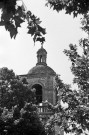 Les Granges-Gontardes. - Le clocher de l'église Saint-Joseph.