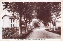 La route de Saint-Marcellin.