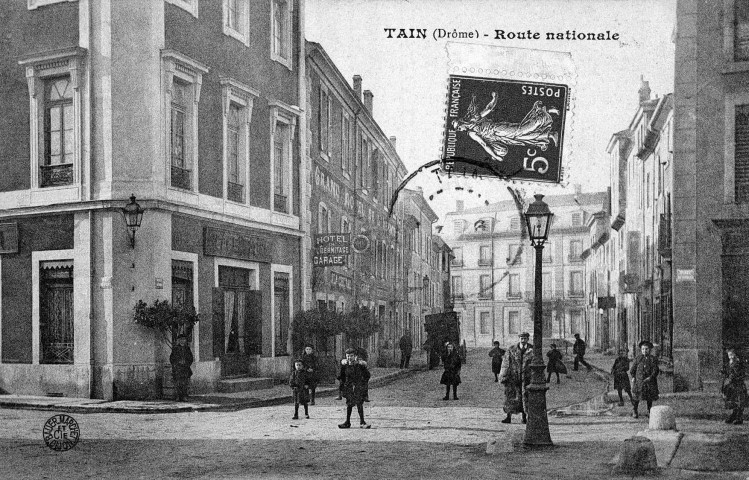 Tain-l'Hermitage.- L'actuelle avenue Jean Jaurès.