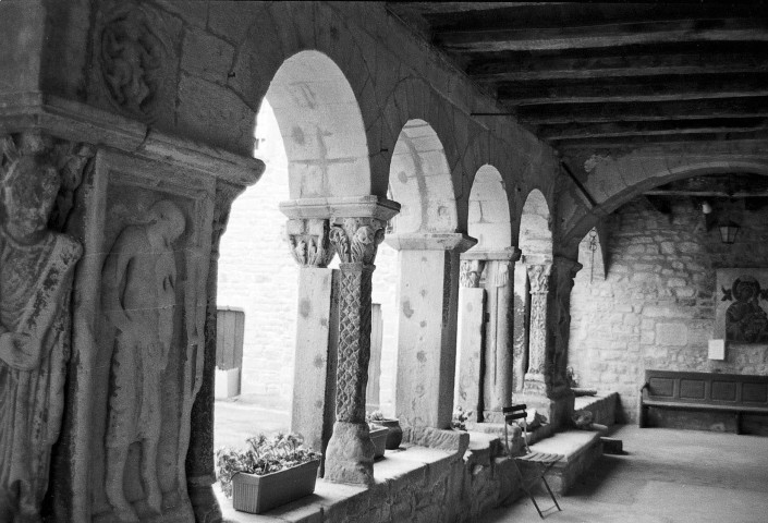 Saint-Donat-sur-l'Herbasse. - Le cloître de la collégiale.