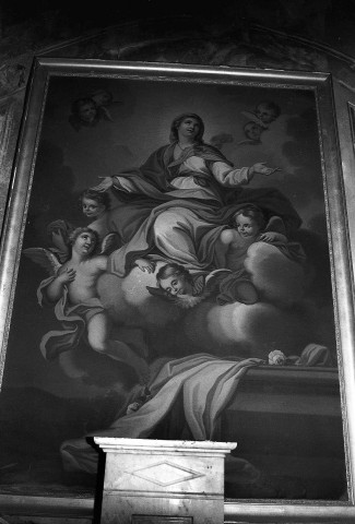 Rochebrune. - Tableau de l'autel de la chapelle latérale de l'église Saint-Michel.