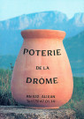 Carte publicitaire de la Poterie de la Drôme sur la RN 532.