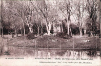 Le Jardin Public, la statue du Chasseur du 1er âge (1903).