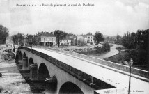 Pont de pierre sur le Roubion.