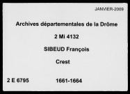 21 août 1661-12 mars 1664