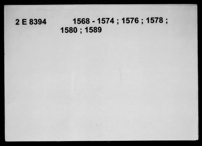 13 février 1568-20 mai 1589
