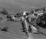 Vue aérienne du hameau le Moulin-de-Jansac.