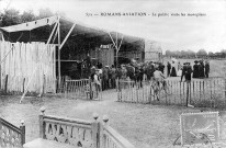 Romans-sur-Isère.- Présentation de monoplans au public au terrain de manœuvres Béraud.