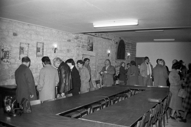 La Motte-de-Galaure. - Assemblée générale de Trésors Drômois le 28 novembre 1981.