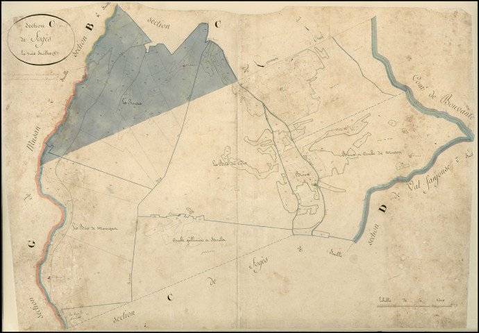 Section C1 et C2, Fogès.