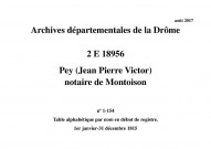 1er janvier-31 décembre 1815
