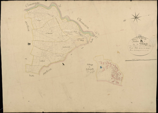 Section B1, Village (le). Village (agrandissement).