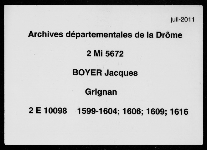 28 janvier 1599-1601