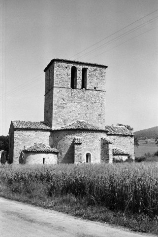 Sainte-Jalle.- L'église Notre-Dame de Beauvert.