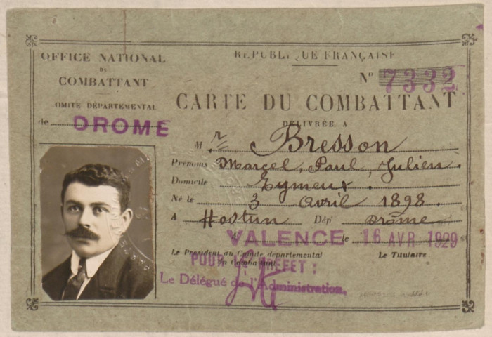 Bresson, Marcel Paul Julien