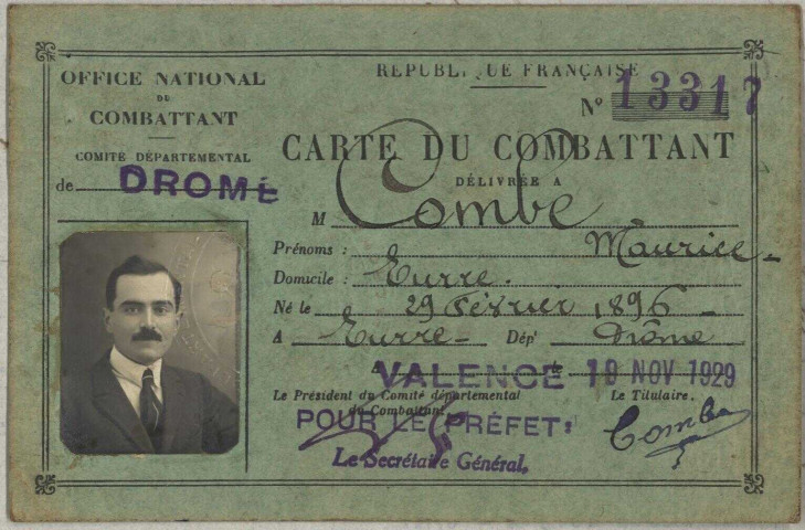 Combe, Louis Maurice Adrien