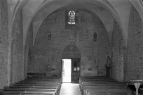 La Motte-de-Galaure.- La nef de l'église Sainte-Agnès.